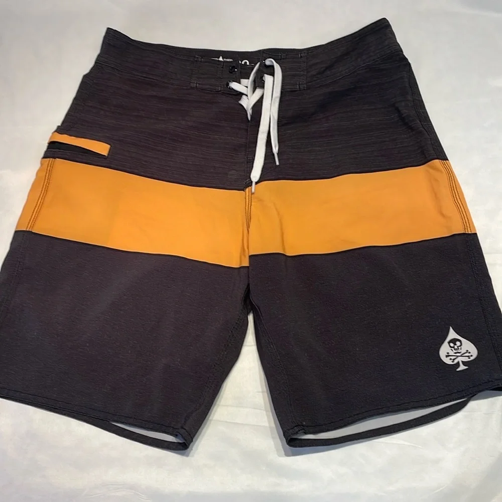 Soflete Color‎ Block Swim Trunks 30 Bathing Suit Beach Summer Vacation Surfing